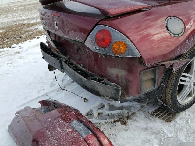 4A3AE55H83E175473 - 2003 MITSUBISHI ECLIPSE SP BURGUNDY photo 9