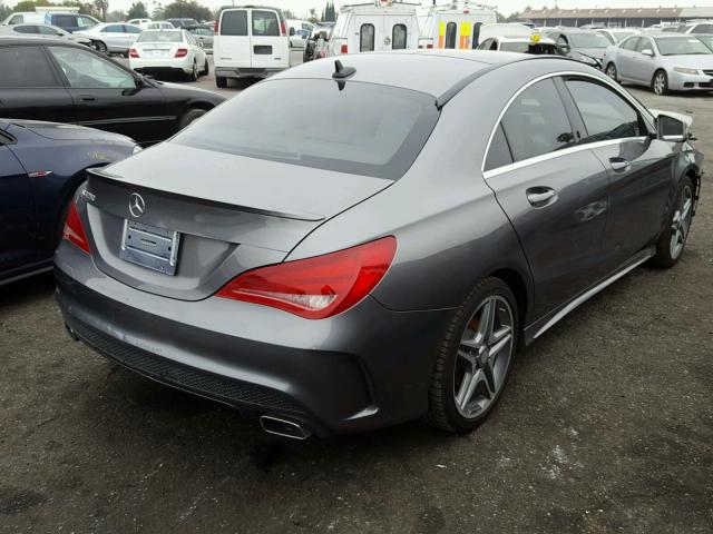 WDDSJ4EB7EN064009 - 2014 MERCEDES-BENZ CLA 250 GRAY photo 4