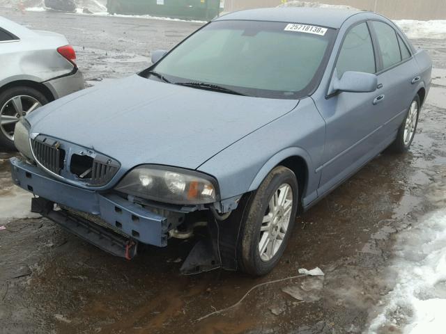 1LNHM87A34Y646253 - 2004 LINCOLN LS BLUE photo 2