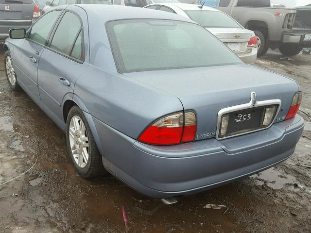 1LNHM87A34Y646253 - 2004 LINCOLN LS BLUE photo 3