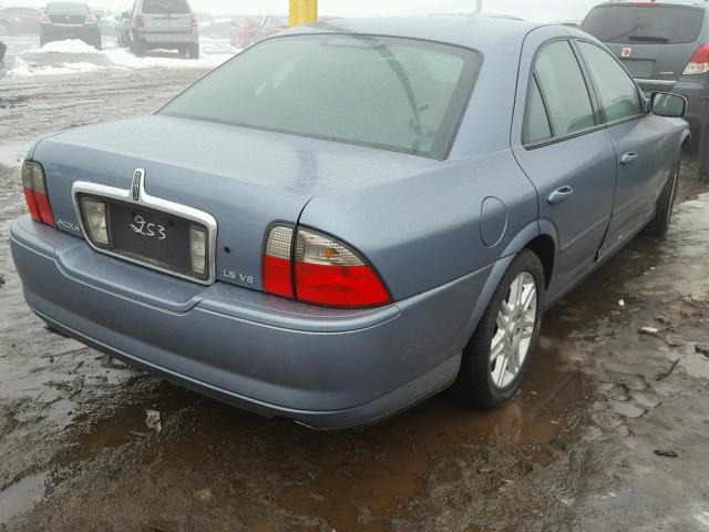 1LNHM87A34Y646253 - 2004 LINCOLN LS BLUE photo 4