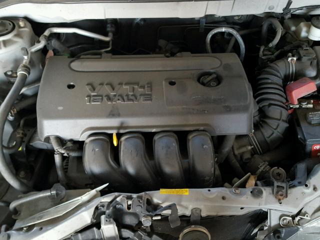 1NXBR32E25Z530703 - 2005 TOYOTA COROLLA CE SILVER photo 7