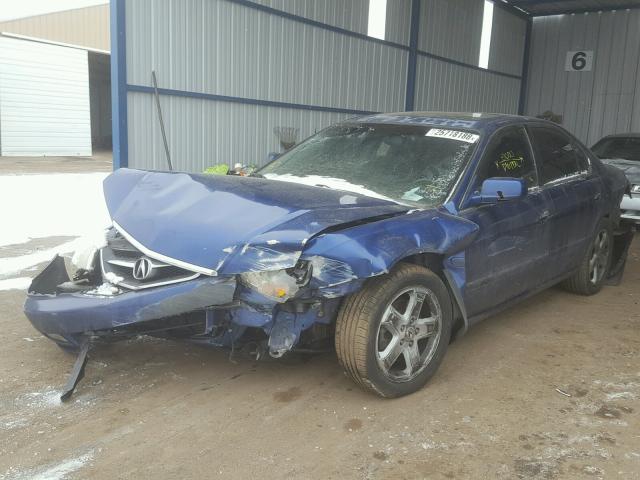 19UUA56873A009724 - 2003 ACURA 3.2TL TYPE BLUE photo 2