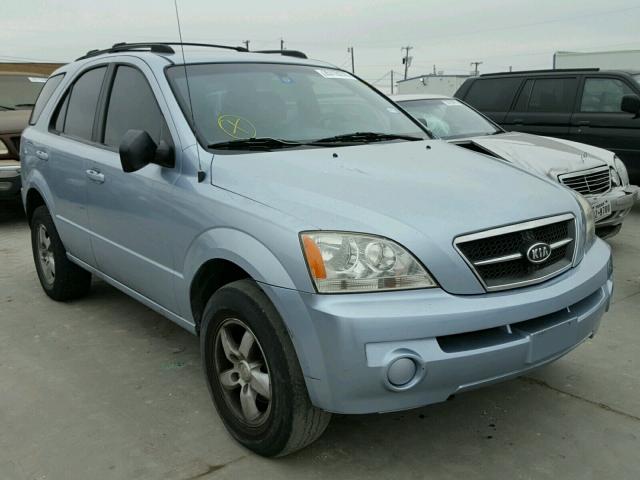 KNDJC733565551837 - 2006 KIA SORENTO EX BLUE photo 1