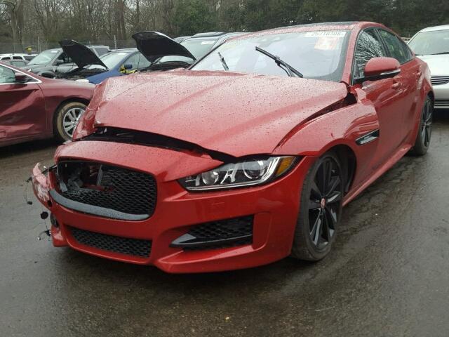 SAJAF4BV2HA950600 - 2017 JAGUAR XE R - SPO RED photo 2