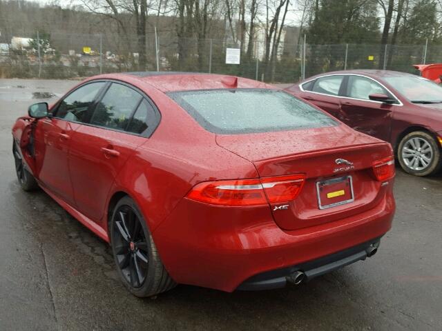 SAJAF4BV2HA950600 - 2017 JAGUAR XE R - SPO RED photo 3