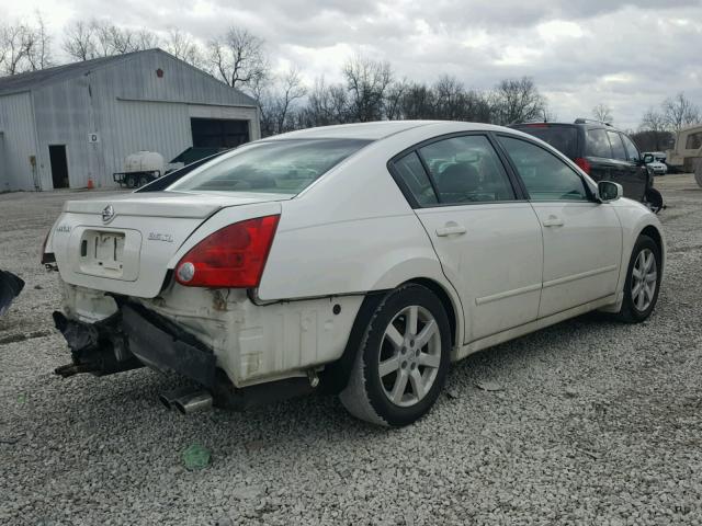 1N4BA41EX4C915911 - 2004 NISSAN MAXIMA SE WHITE photo 4