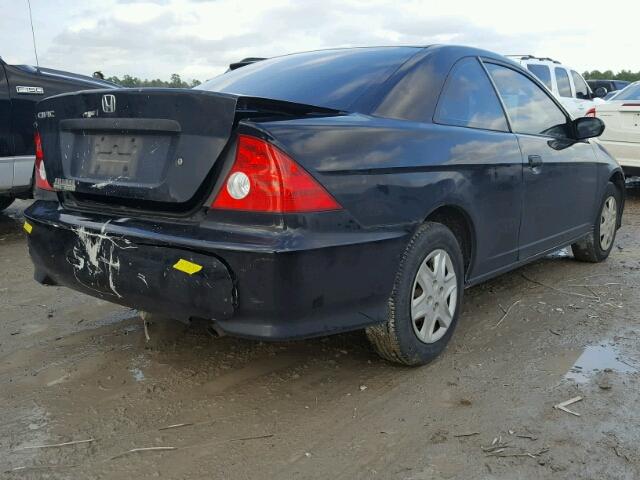 1HGEM21104L017996 - 2004 HONDA CIVIC DX V BLACK photo 4