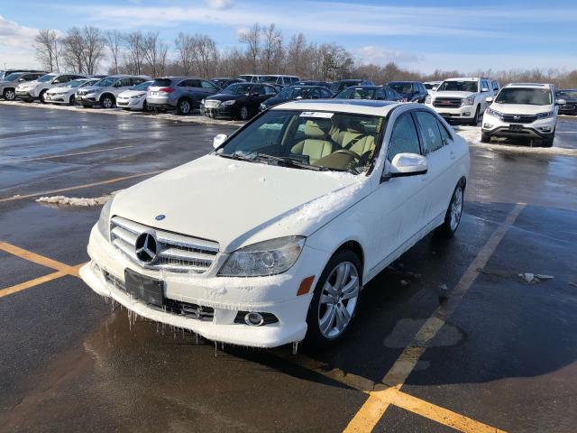 WDDGF81X98F056878 - 2008 MERCEDES-BENZ C 300 4MAT WHITE photo 2