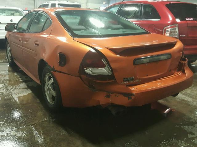 2G2WP522X41142842 - 2004 PONTIAC GRAND PRIX ORANGE photo 3