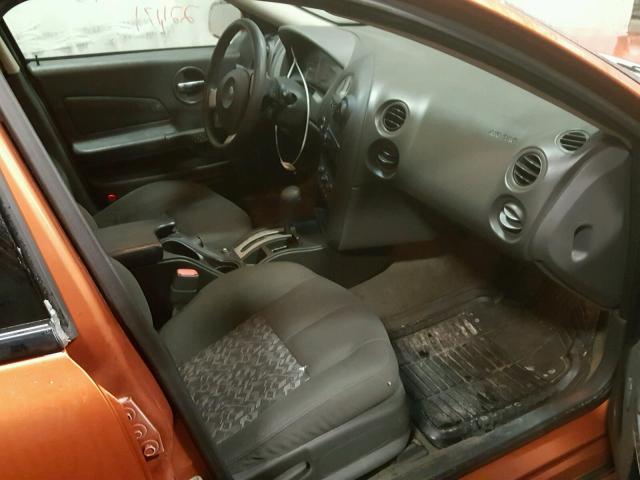 2G2WP522X41142842 - 2004 PONTIAC GRAND PRIX ORANGE photo 5