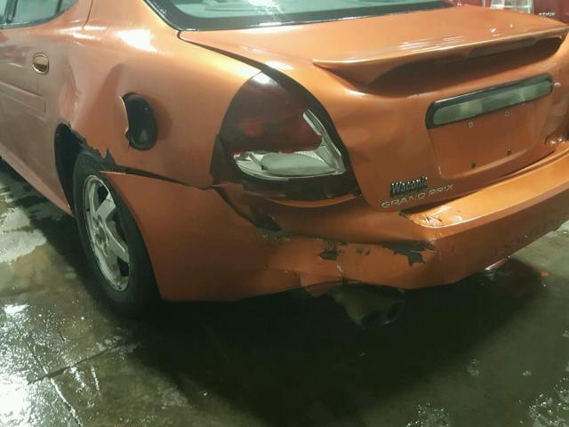 2G2WP522X41142842 - 2004 PONTIAC GRAND PRIX ORANGE photo 9