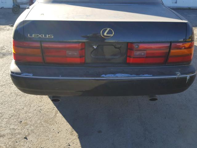 JT8UF11E6N0101338 - 1992 LEXUS LS 400 BLACK photo 9