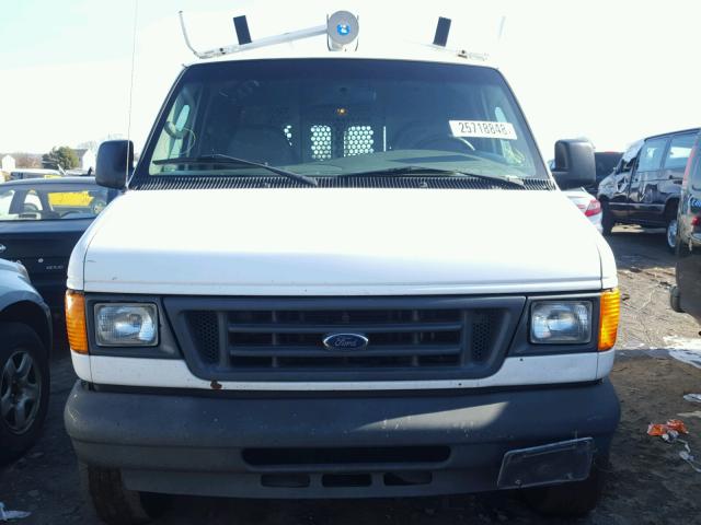 1FTSE34P95HA47460 - 2005 FORD ECONOLINE WHITE photo 9