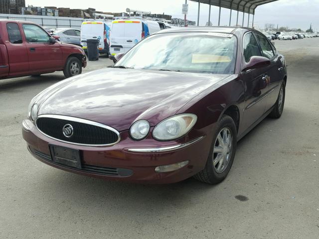 2G4WC582071136711 - 2007 BUICK LACROSSE C BURGUNDY photo 2