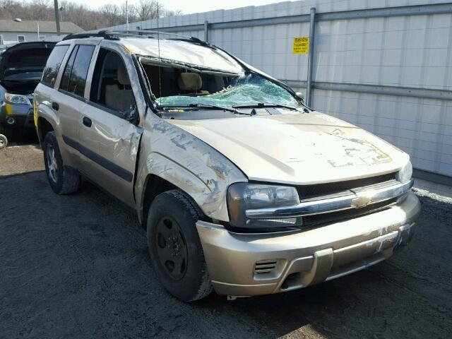 1GNDT13S852306104 - 2005 CHEVROLET TRAILBLAZE GOLD photo 1