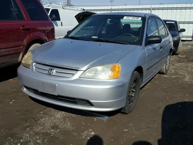 2HGES15193H502417 - 2003 HONDA CIVIC DX SILVER photo 2