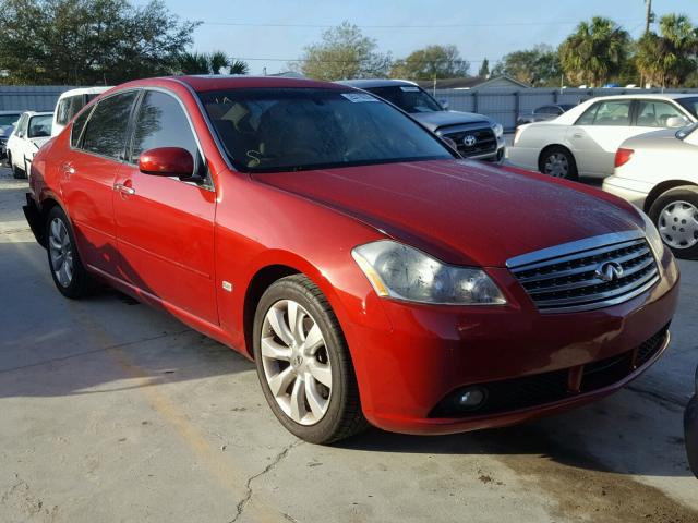 JNKAY01E76M117209 - 2006 INFINITI M35 BASE RED photo 1