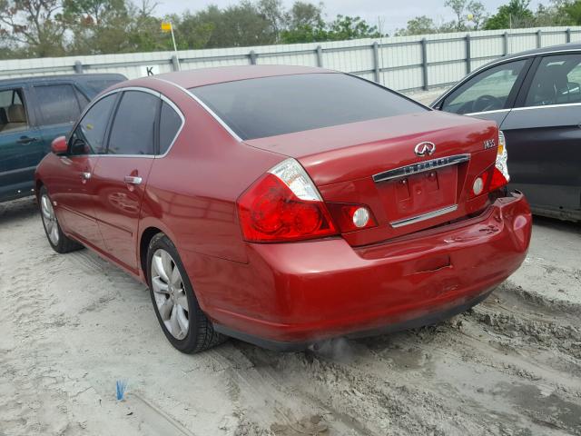 JNKAY01E76M117209 - 2006 INFINITI M35 BASE RED photo 3