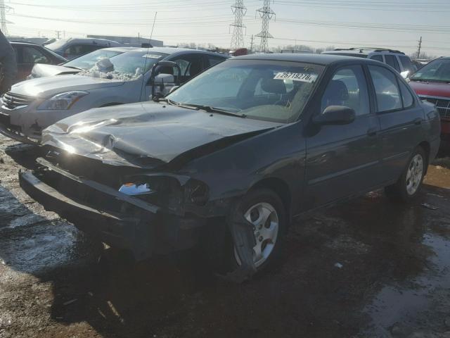 3N1CB51D93L807083 - 2003 NISSAN SENTRA XE BLACK photo 2