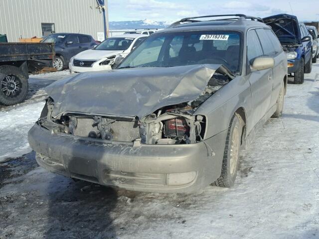 4S3BH645117311388 - 2001 SUBARU LEGACY GT SILVER photo 2