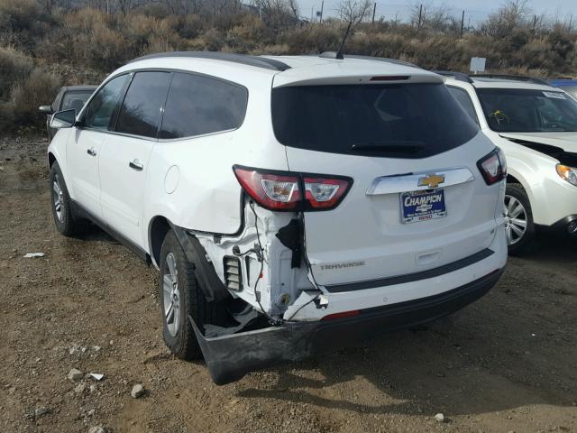 1GNKRGKD0HJ274612 - 2017 CHEVROLET TRAVERSE L WHITE photo 3