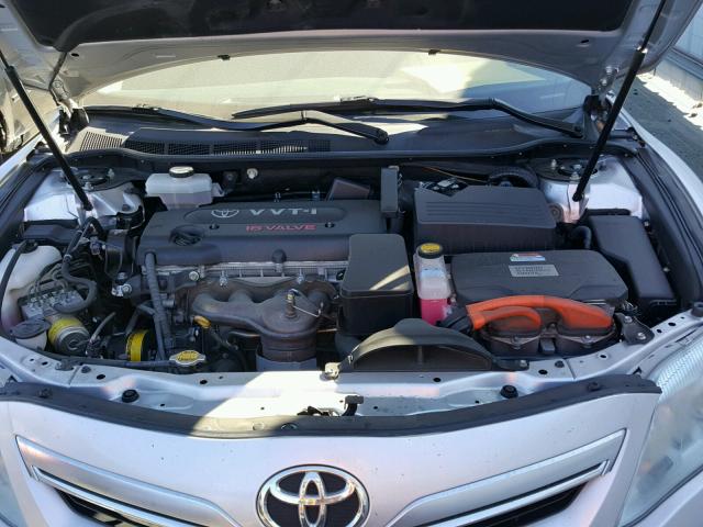 4T1BB3EK2BU140072 - 2011 TOYOTA CAMRY HYBR SILVER photo 7