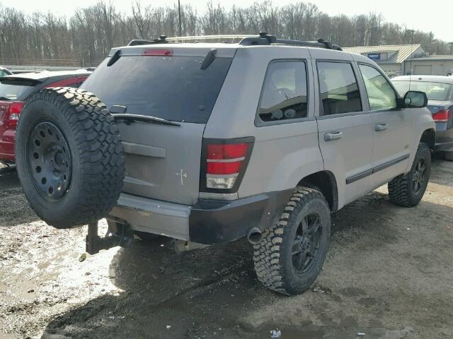 1J8GR48KX8C148726 - 2008 JEEP GRAND CHER GRAY photo 4