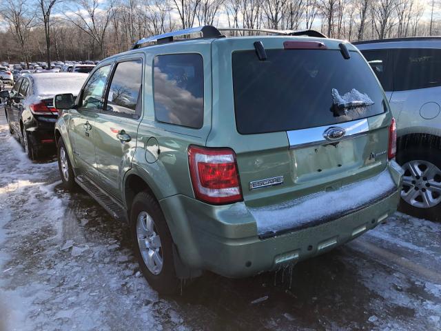 1FMCU5K38AKA68344 - 2010 FORD ESCAPE HYB GREEN photo 3