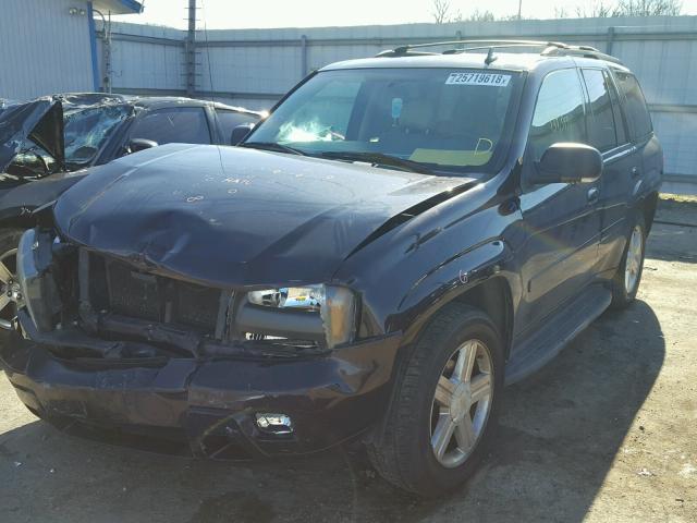 1GNDT13S682154442 - 2008 CHEVROLET TRAILBLAZE PURPLE photo 2