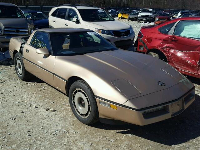 1G1AY0784E5143593 - 1984 CHEVROLET CORVETTE GOLD photo 1