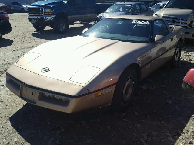 1G1AY0784E5143593 - 1984 CHEVROLET CORVETTE GOLD photo 2