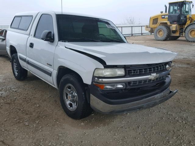 1GCEC14VX1Z267412 - 2001 CHEVROLET SILVERADO WHITE photo 1