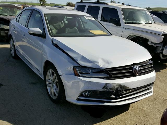 3VWL17AJXHM388564 - 2017 VOLKSWAGEN JETTA SEL WHITE photo 1