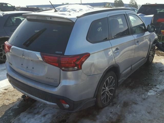 JA4AZ3A36GZ009581 - 2016 MITSUBISHI OUTLANDER SILVER photo 4