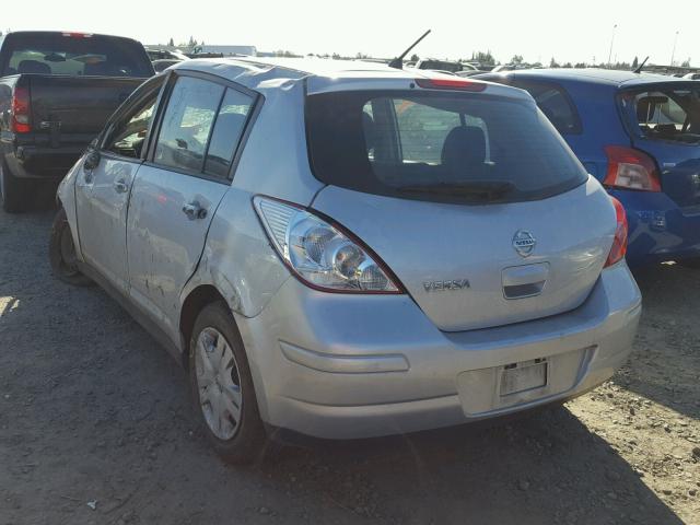 3N1BC1CP3BL403056 - 2011 NISSAN VERSA S SILVER photo 3