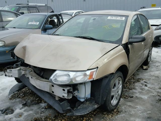 1G8AJ58F07Z172147 - 2007 SATURN ION LEVEL GOLD photo 2