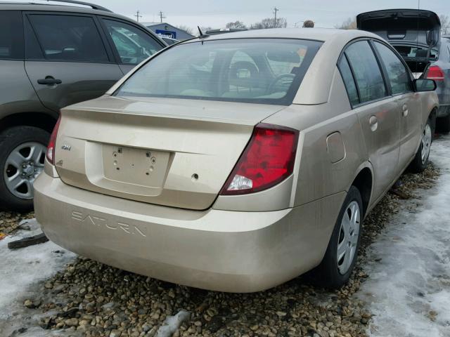 1G8AJ58F07Z172147 - 2007 SATURN ION LEVEL GOLD photo 4