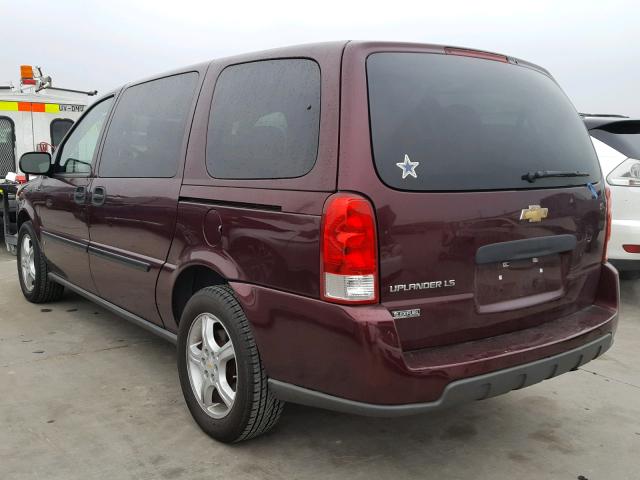 1GNDV23W88D150853 - 2008 CHEVROLET UPLANDER L მუქწითელი ფოტო 3