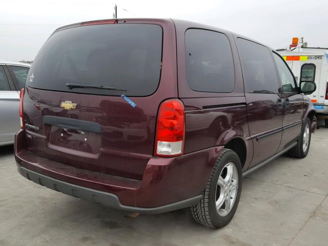 1GNDV23W88D150853 - 2008 CHEVROLET UPLANDER L მუქწითელი ფოტო 4