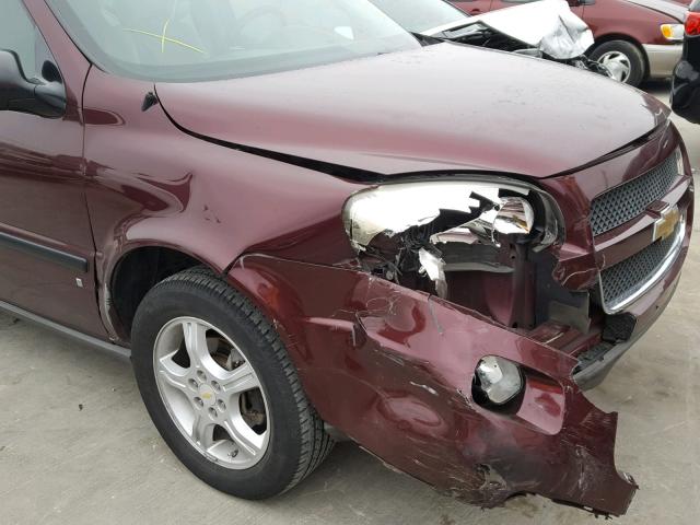 1GNDV23W88D150853 - 2008 CHEVROLET UPLANDER L მუქწითელი ფოტო 9