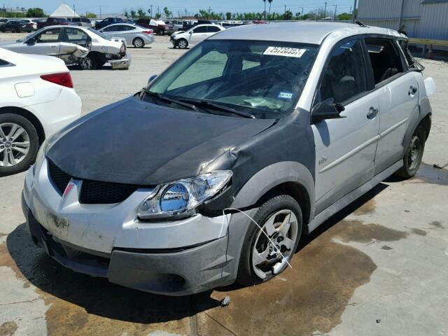 5Y2SL62834Z457442 - 2004 PONTIAC VIBE SILVER photo 2