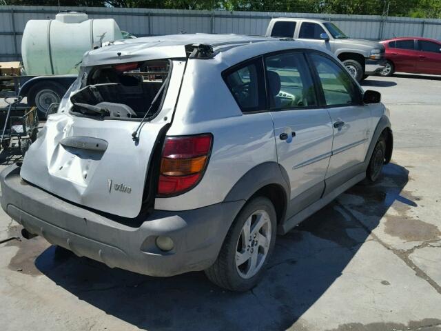 5Y2SL62834Z457442 - 2004 PONTIAC VIBE SILVER photo 4