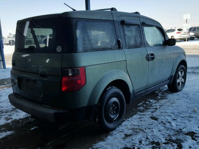 5J6YH28503L020303 - 2003 HONDA ELEMENT EX GREEN photo 4