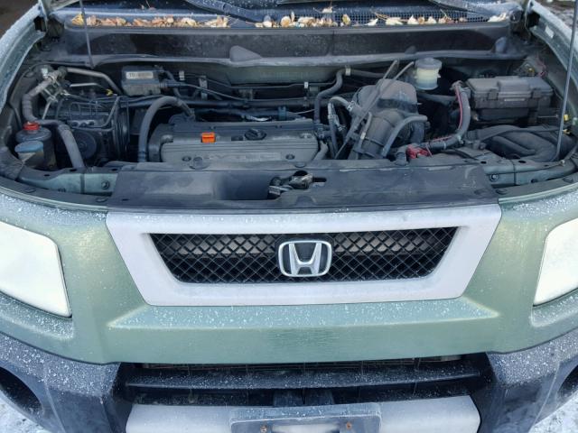 5J6YH28503L020303 - 2003 HONDA ELEMENT EX GREEN photo 7