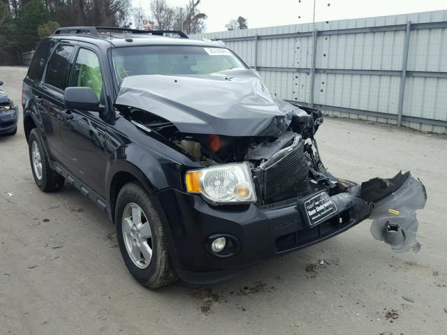 1FMCU03G89KA32962 - 2009 FORD ESCAPE XLT BLACK photo 1