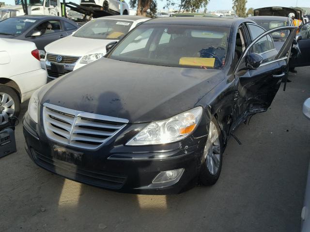 KMHGC46E89U029263 - 2009 HYUNDAI GENESIS 3. BLACK photo 2