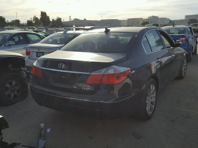 KMHGC46E89U029263 - 2009 HYUNDAI GENESIS 3. BLACK photo 4