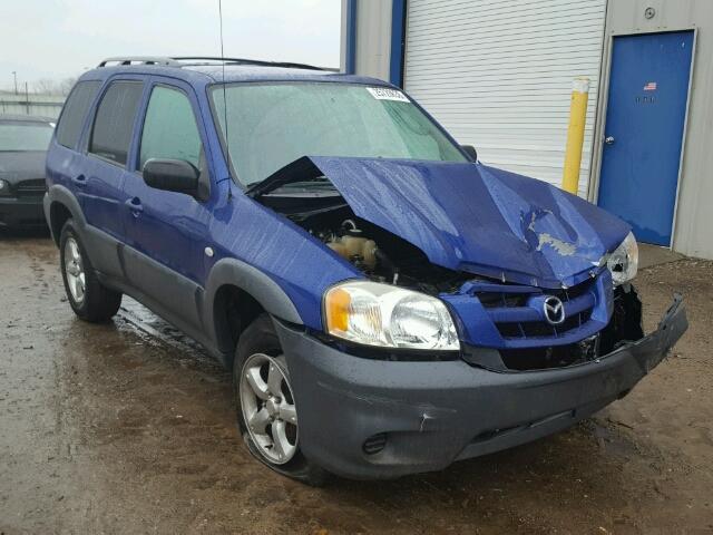 4F2YZ02Z35KM50368 - 2005 MAZDA TRIBUTE I BLUE photo 1