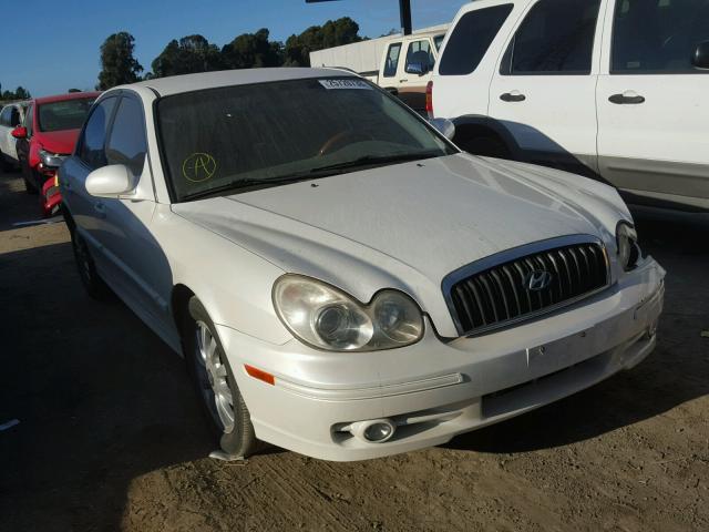 KMHWF35H62A713017 - 2002 HYUNDAI SONATA GLS WHITE photo 1